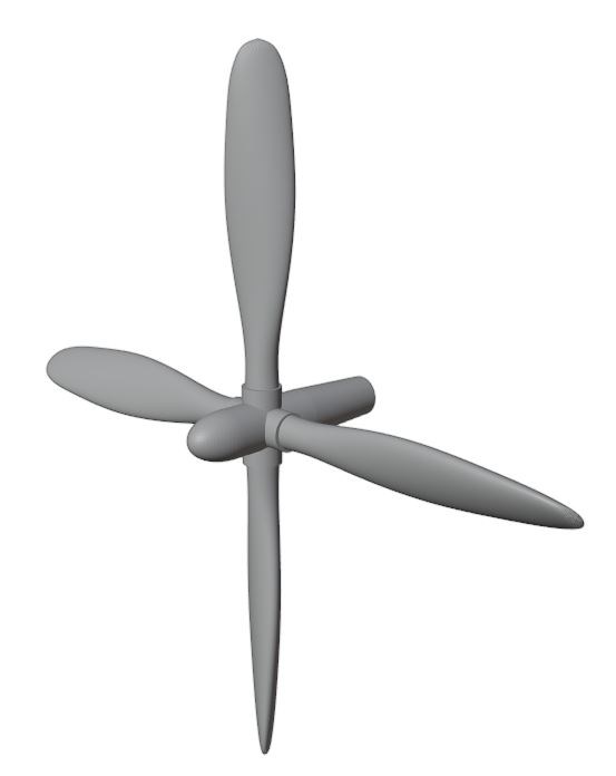 P3516 SB2C-3 Helldivers propellers